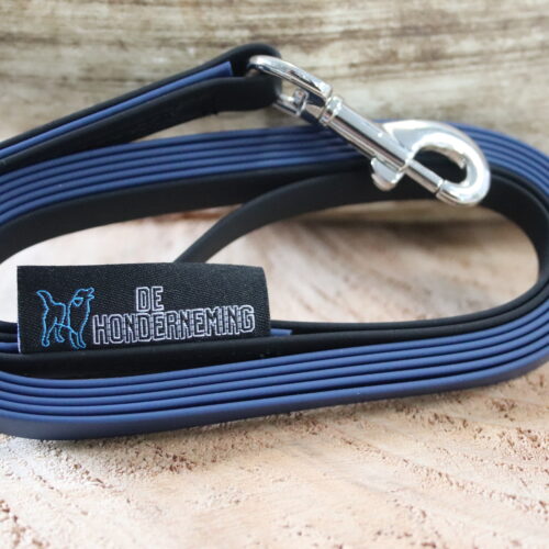 Puppylijn PVC 1.80 meter blauw